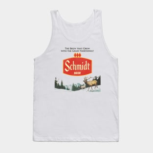 Schmidt Beer Retro Defunct Nature Scene Tank Top